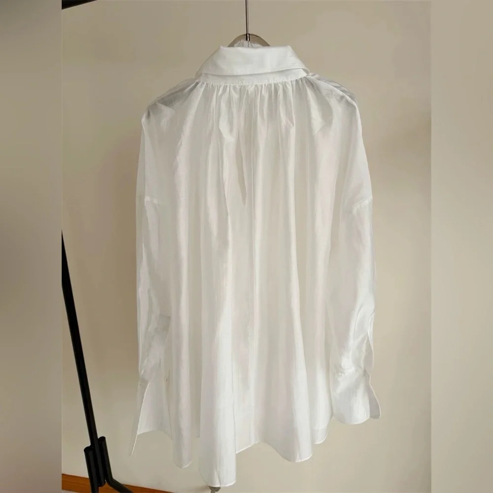The Poet Blouse in White - Picture 11 of 11